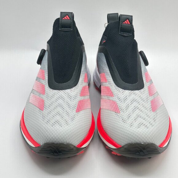 Men's Adidas Adizero ZG BOA Golf Cloud White Lucid Red Cleats IH9896 Size 9 - Picture 2 of 9